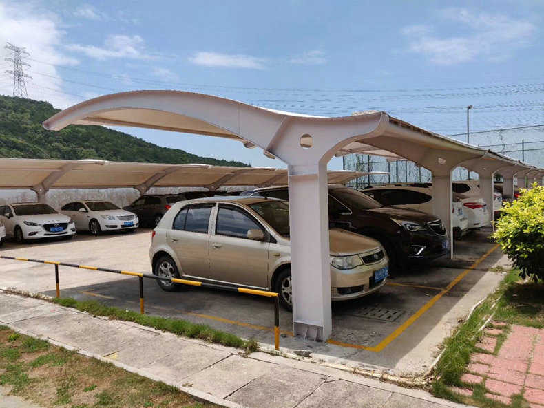 膜结构汽车棚