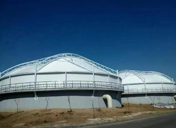 膜结构污水池加盖